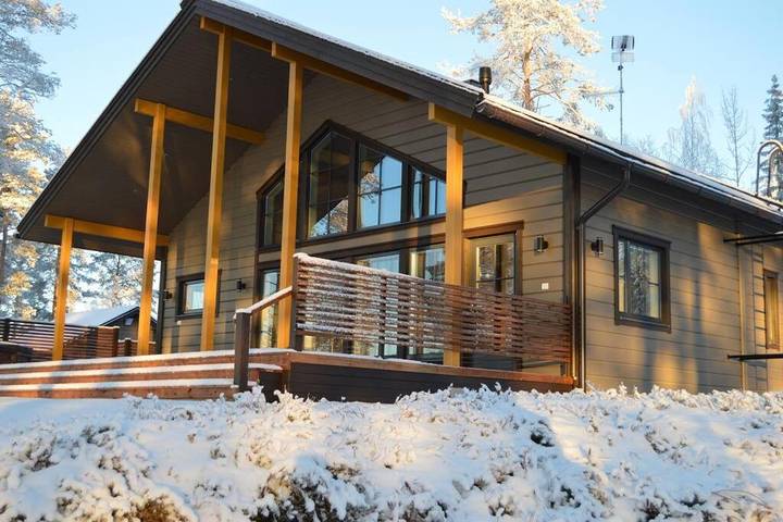 Chalet pour 8 personnes, avec sauna et vue sur le lac ainsi que vue et jardin à Rovaniemi - 3