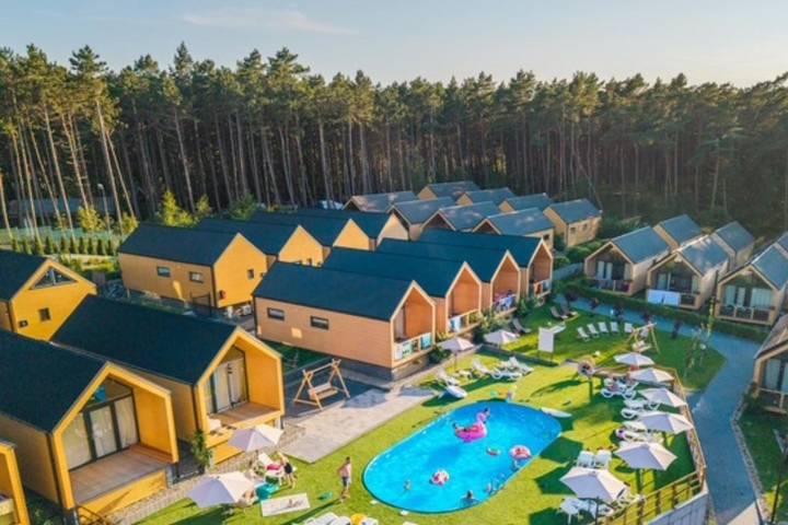 Dom dla 6 osób, z Taras i Ogród oraz Basen w Stegna Polska