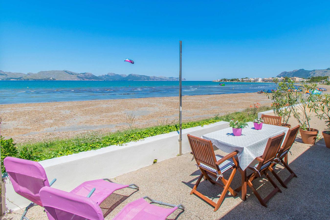 Ran De Mar für 6 bis 1 m vom Meer in Alcudia in Alcúdia, Mallorca Norden