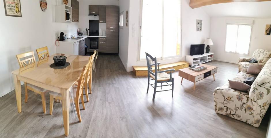 Gîte pour 4 personnes, avec terrasse