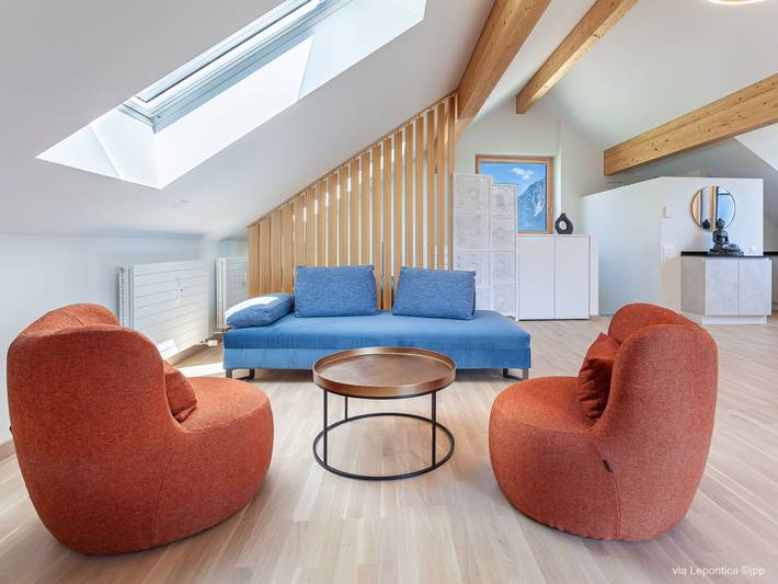 Ferienwohnung für 2 Personen, mit Balkon und Garten sowie Ausblick
