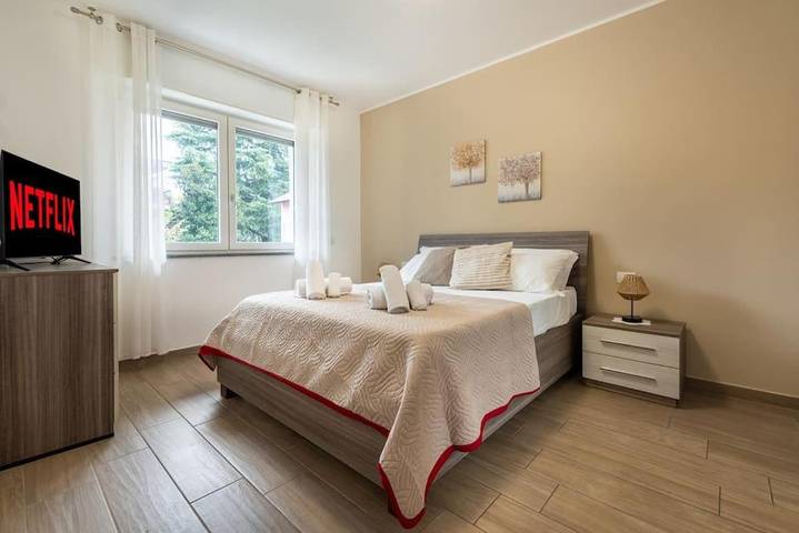 Gîte pour 4 personnes, avec jardin et terrasse à Busto Arsizio