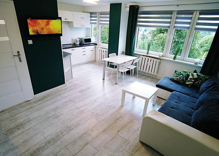 Apartament wakacyjny dla 4 osób, z widok, zwierzęta dozwolone w Mrągowo