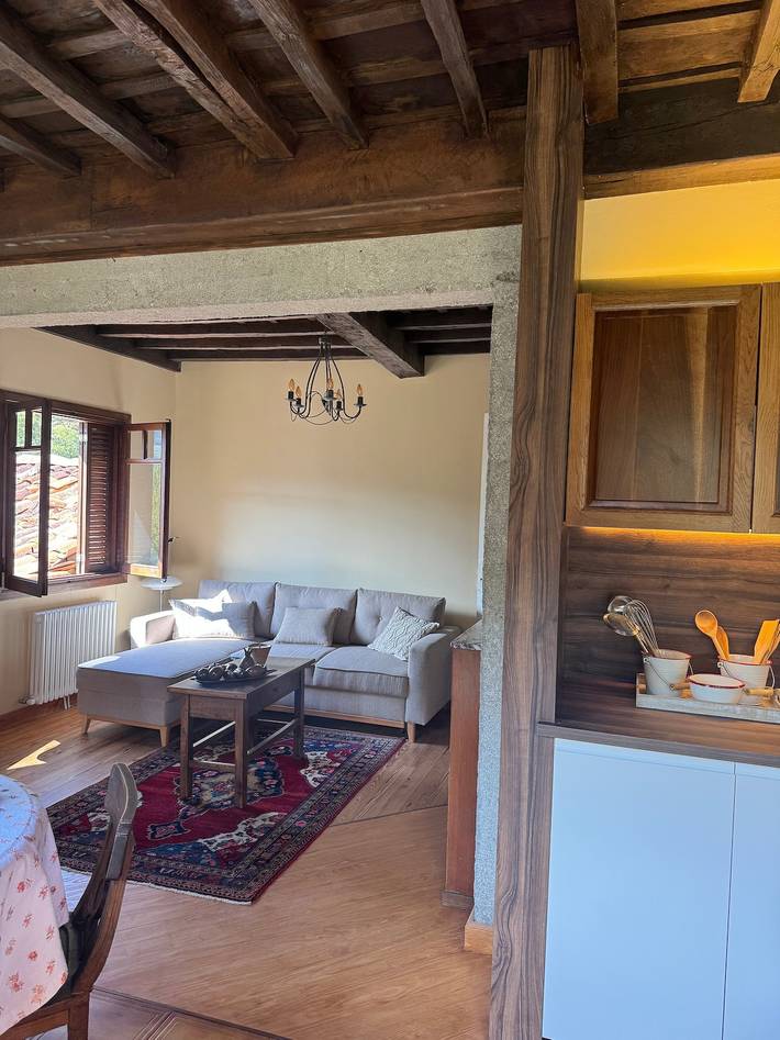 Hel lägenhet, Apartment 'Casa Modesto' with Mountain View, Private Terrace and Shared Garden in Camaleño, Kantabriska Bergen