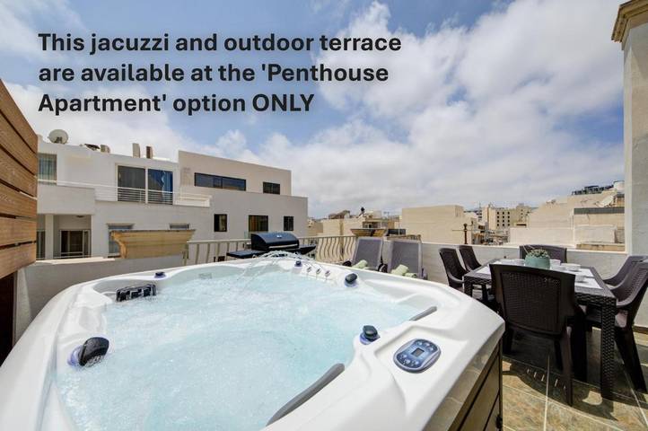 Vakantieappartement voor 10 personen, met balkon in San Giljan