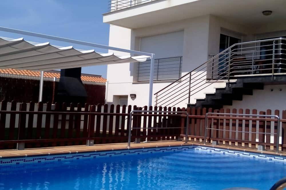 Fantastisches neues Haus / Villa für den Urlaub mit beheiztem Pool (30º) in Platja de les Delícies (Sant Carles de la Ràpita), Sant Carles de la Ràpita