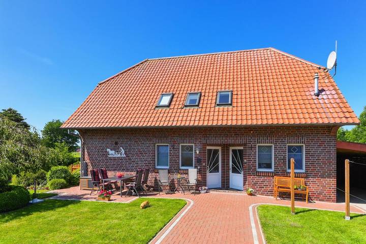 Ferienwohnung für 4 Personen, mit Garten und Ausblick in Moorweg
