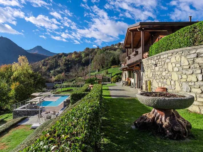 Chalet für 6 Personen, mit Terrasse und Pool am Comer See - 2