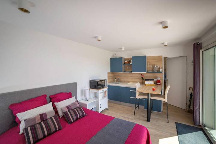 Appartement de vacances pour 2 personnes, avec jardin ainsi que vue et piscine dans Marne - 2