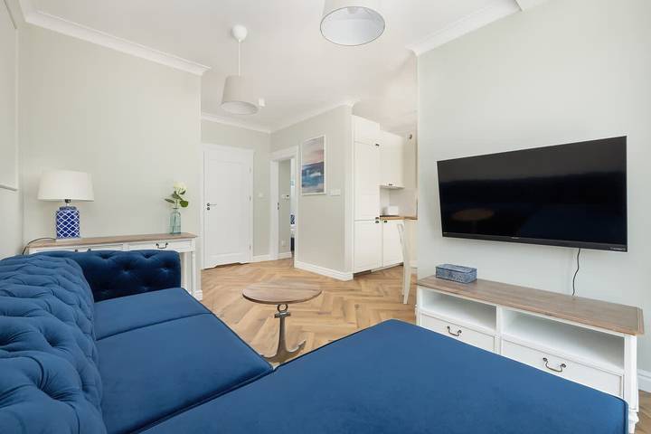 Apartament wakacyjny dla 4 osób, z basen, zwierzęta dozwolone w Rewal