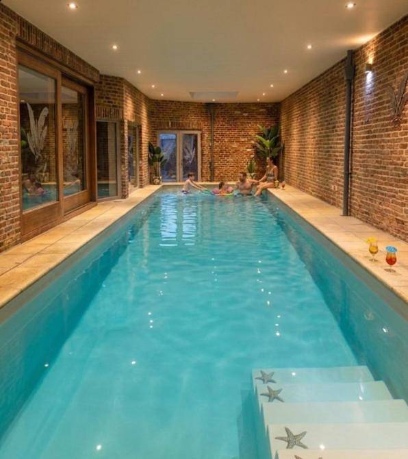 Ferienhaus für 5 Personen, mit Whirlpool und Garten sowie Pool in Ravels