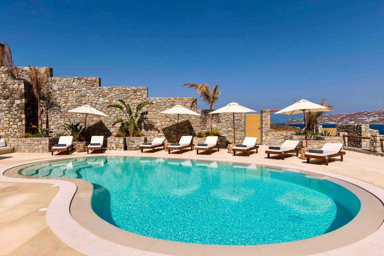 Villa 'The Blue Diamond' with Sea View, Wi-Fi and Air Conditioning in Mykonos