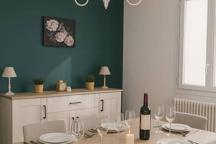 Maison de vacances pour 8 personnes, avec terrasse et jardin, animaux acceptés à Selles-sur-Cher