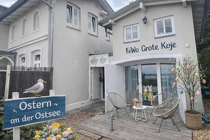 Ferienwohnung für 6 Personen, mit Terrasse und Garten in Heikendorf