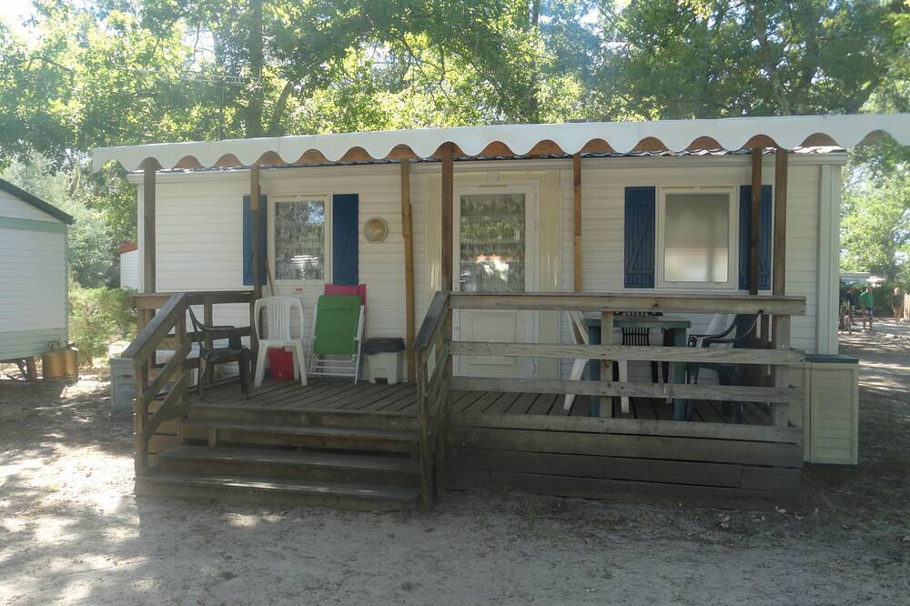 Mobil home agéable calme ombragé in Vielle-Saint-Girons, Côte d’Argent
