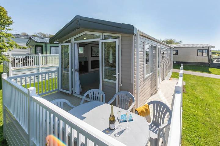 Static caravan for 4 people in Exmoor