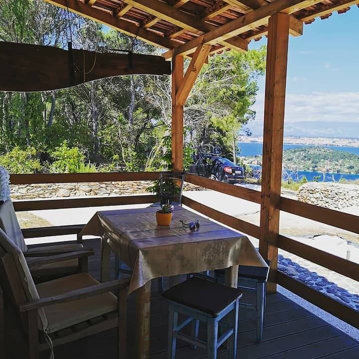 1-Zimmer-Haus mit Terrasse und Meerblick Kali, Ugljan K-23713 in Kali, Insel Ugljan
