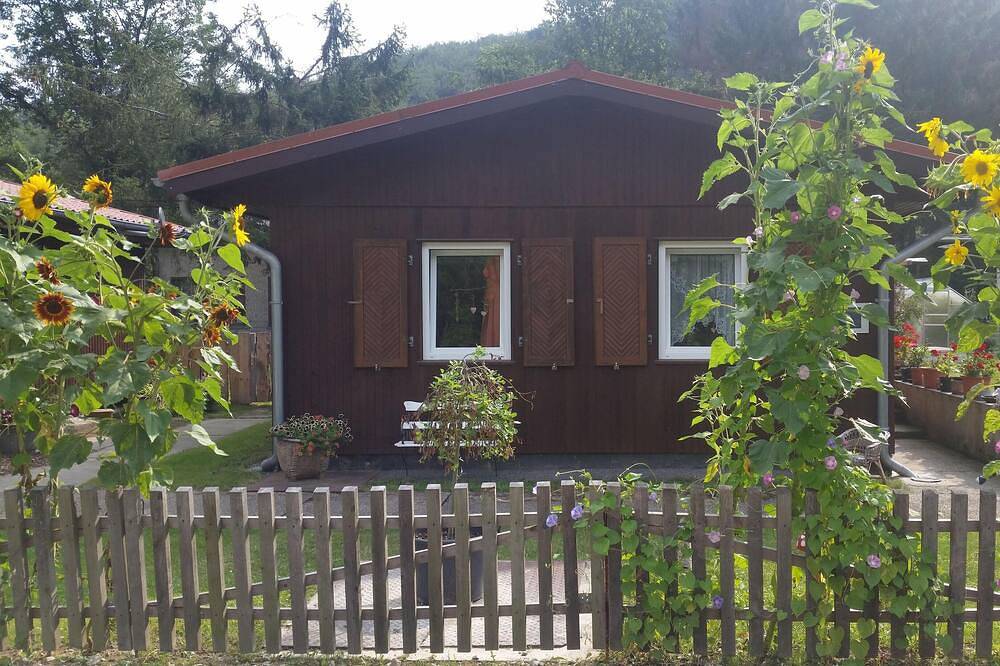 Knusperhäuschen am Waldesrand in Wernigerode, Harzvorland