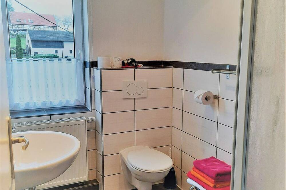 Ganze Wohnung, Appartement \"Barbarine\", Wohn-/Schlafraum - Ferienhof Müller in Königstein, Elbsandsteingebirge