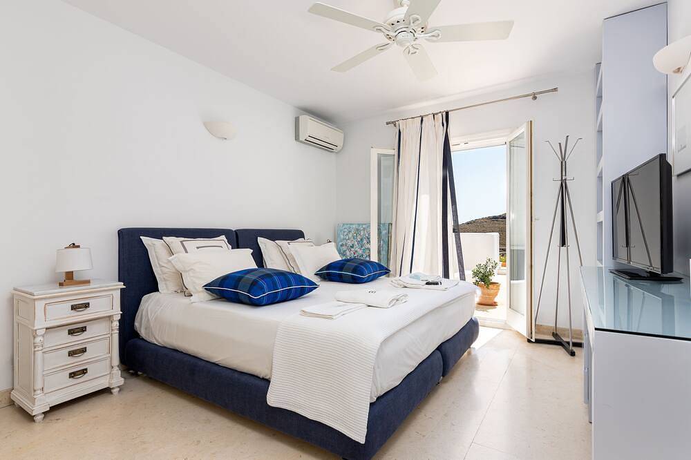 The perfect hideaway in the Greek blue Aegean seas in Poseidonia, Syros