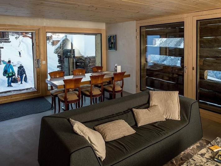 Location de vacances pour 12 personnes, avec terrasse à Evolène - 3