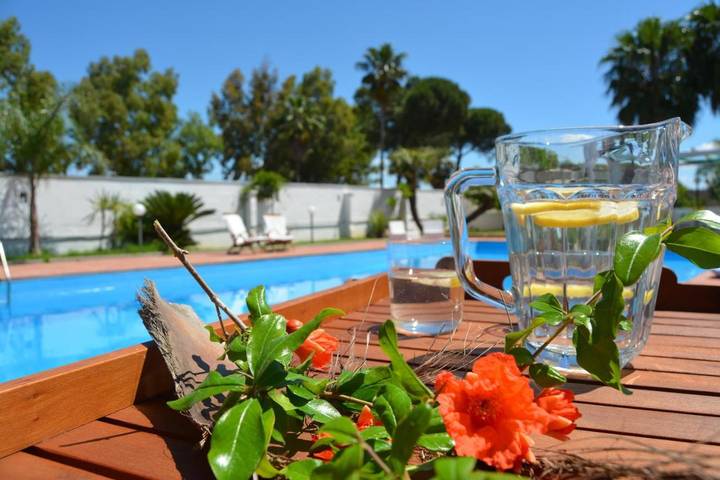 Villa con piscina per 12 persone, con Balcone e Terrazza nonché Giardino e Piscina a Gallipoli