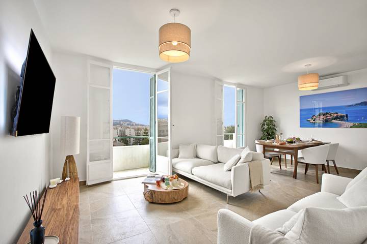 Vakantieappartement voor 4 personen, met balkon in Nice