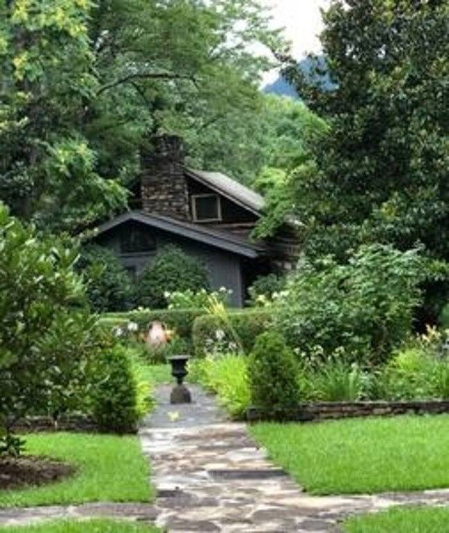 Historische Pea Ridge Cabin, ca. 1820, außerhalb von Tryon, Nc in Tryon, Polk County NC