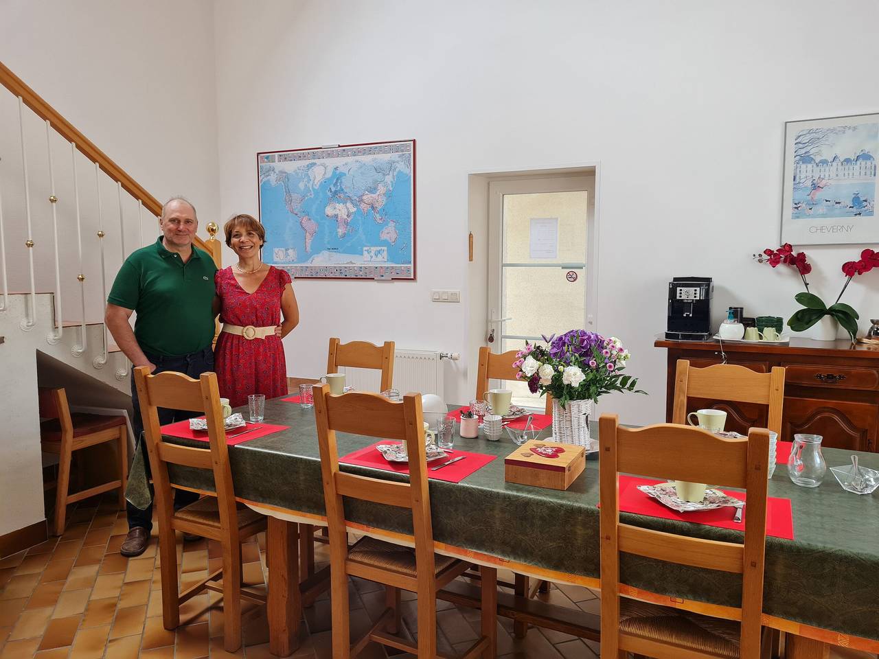 Ferme rénovée près de Beaugency, 4 chambres, petit-déjeuner maison, proche Loire à Vélo in Cravant (Loiret), Vallée de la Loire