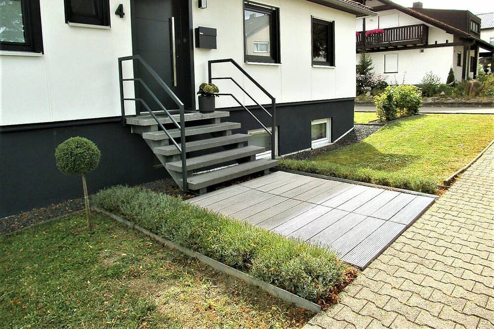 Ganze Wohnung, Ferienhaus, 100qm, Garten und Terrasse, 3 Schlafzimmer, max. 5 Personen in Bad Schönborn, Kraichgau