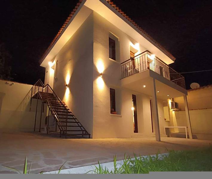 Apartment for 7 people, with garden and terrace in Halkidiki