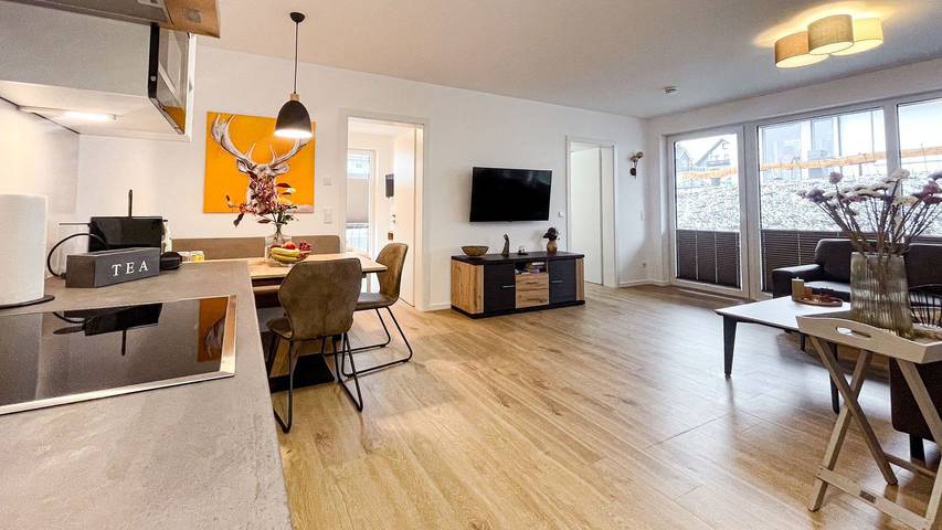 Vakantieappartement voor 5 personen, met terras in Winterberg