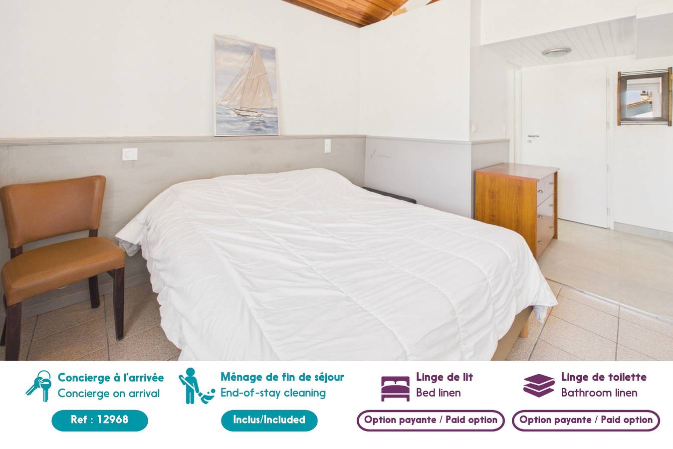 Maison 6 pers, jardin, mer à 30 m in La Plaine-sur-Mer, Côte de Jade