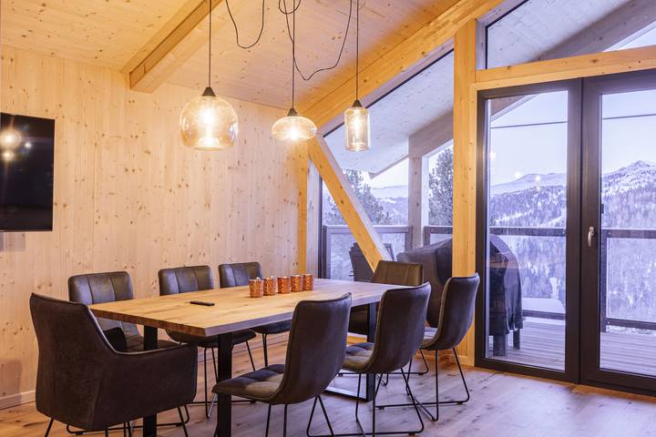 Ferienhaus für 8 Personen, mit Balkon und Sauna an der Turracher Höhe