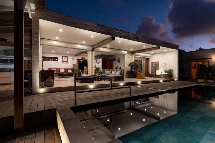 Gîte pour 2 personnes, avec jardin et vue ainsi que balcon et piscine dans Saint-Louis (Marie-Galante)