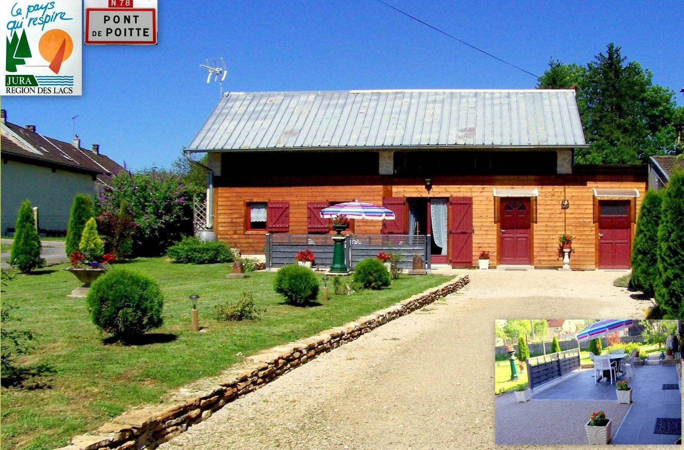 Gîte à Pont-de-Poitte, Pays des Lacs, pour 2 personnes in Pont-de-Poitte, Jura