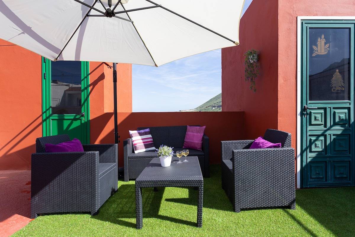 Ganze Wohnung, Ferienwohnung für 3 Personen mit Terrasse in Buenavista del Norte, Teneriffa Nord