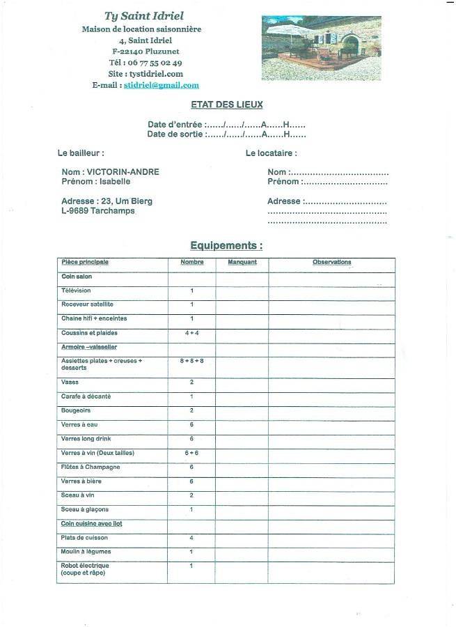 Location de vacances pour 6 personnes, avec jardin, animaux acceptés à Pluzunet - 4