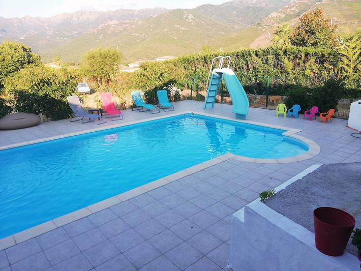 Chambre d’hôte pour 4 personnes, avec piscine et jardin ainsi que jacuzzi et terrasse, animaux acceptés en Corse-du-Sud - 2