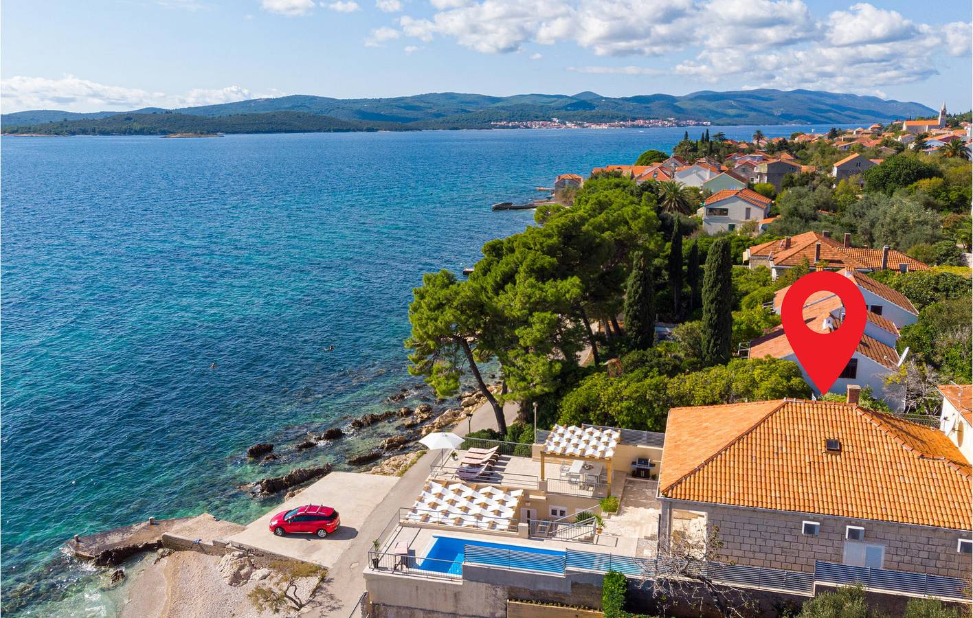 Ferienhaus für 8 Personen mit Pool in Orebic, Peljesac