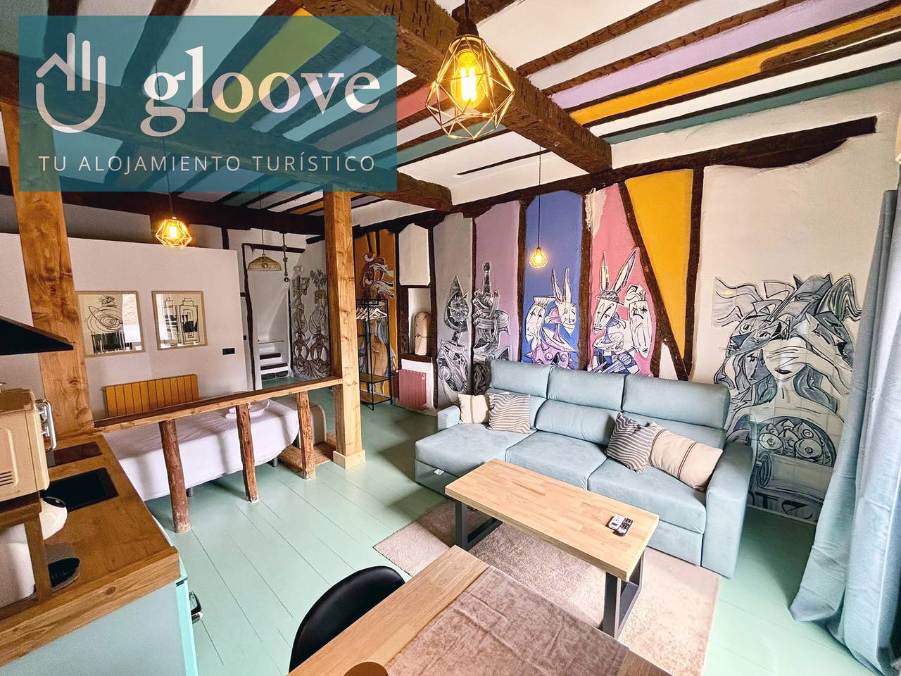 Studio entier, Casa Colgada “Mirador de Leonor Ii” by Gloove  in Cuenca, Province de Cuenca