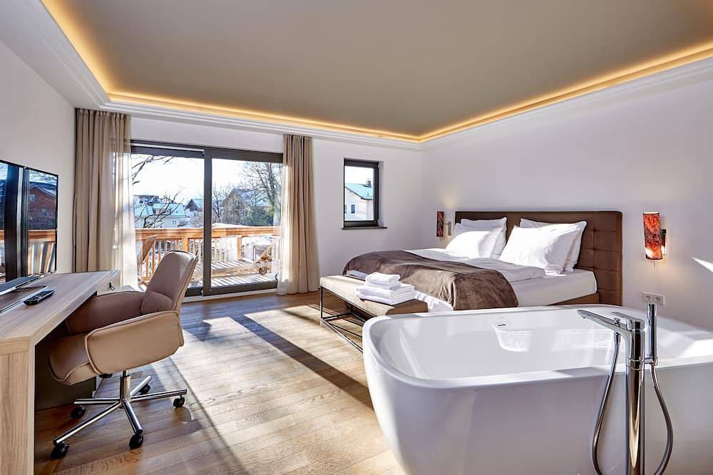 Ganze Wohnung, City suites murnau- Suite 8 bis 5 Pers., 2. Og, gr. Südb., Bbq, Wlan, Sauna Haus in Murnau am Staffelsee, Das Blaue Land