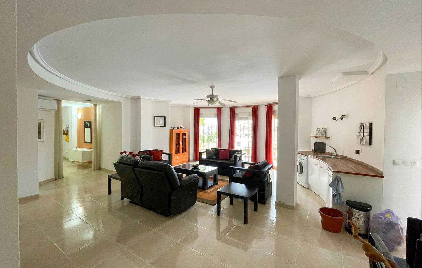 Apartamento de 220 pies cuadrados: AC, Piscina, Terraza y WiFi in Ciudad Quesada, Rojales