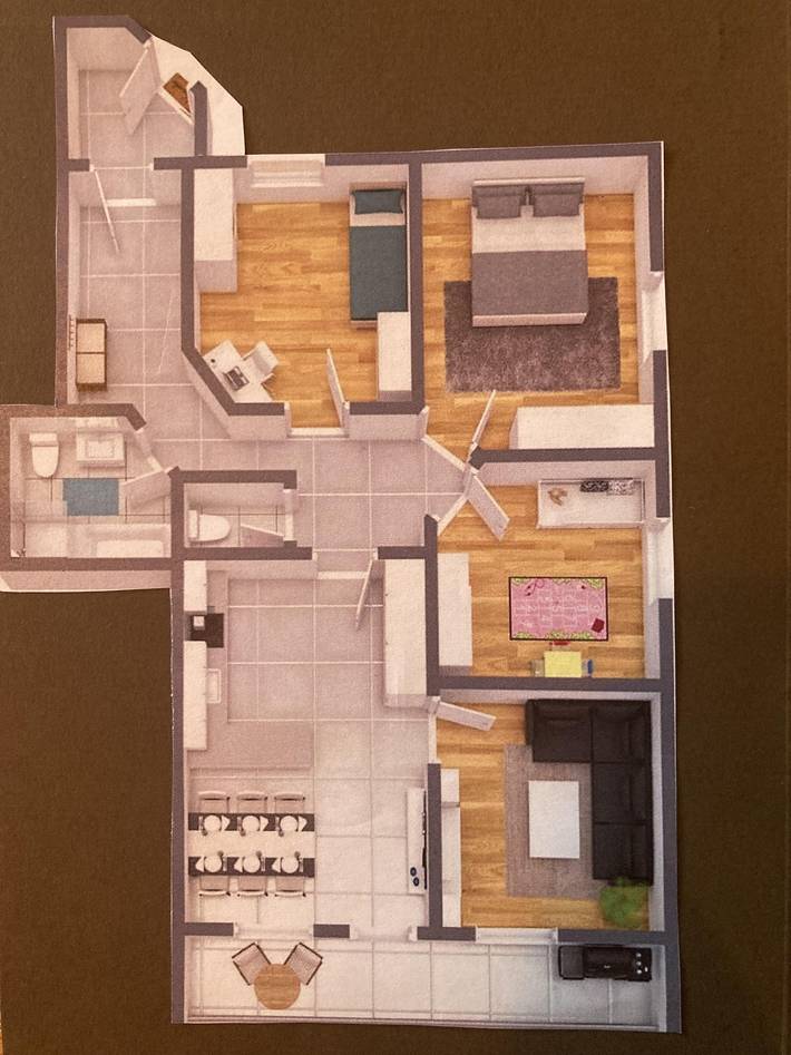 Ganze Ferienwohnung, Appartement/Fewo, Toilette und Bad/Dusche getrennt in Hohe Tauern, Matrei in Osttirol
