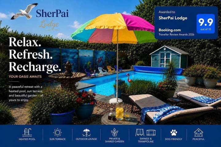 Holiday rental for 4 people, with pool and garden, with pets in Herne Bay
