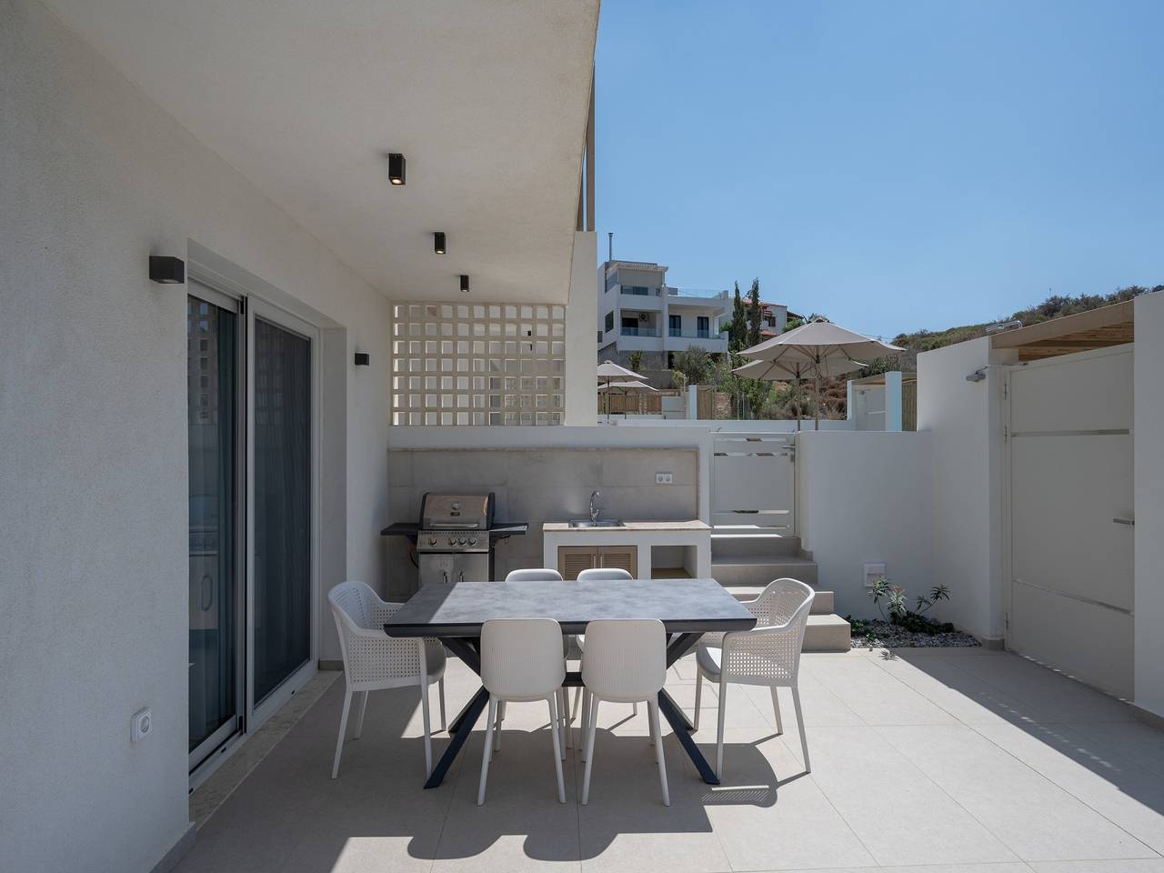 Villa auf Kreta mit Pool am Strand in Plakias, Rethymno und Umgebung