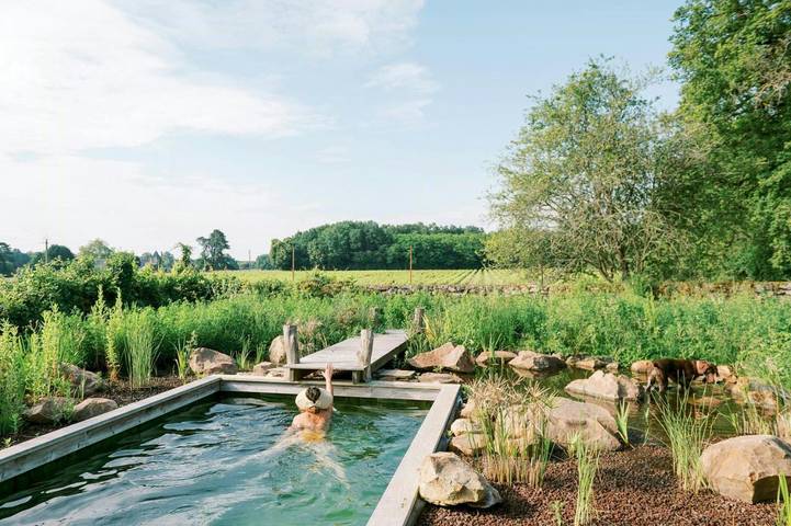 Maison de vacances pour 9 personnes, avec jardin ainsi que piscine et terrasse, animaux acceptés