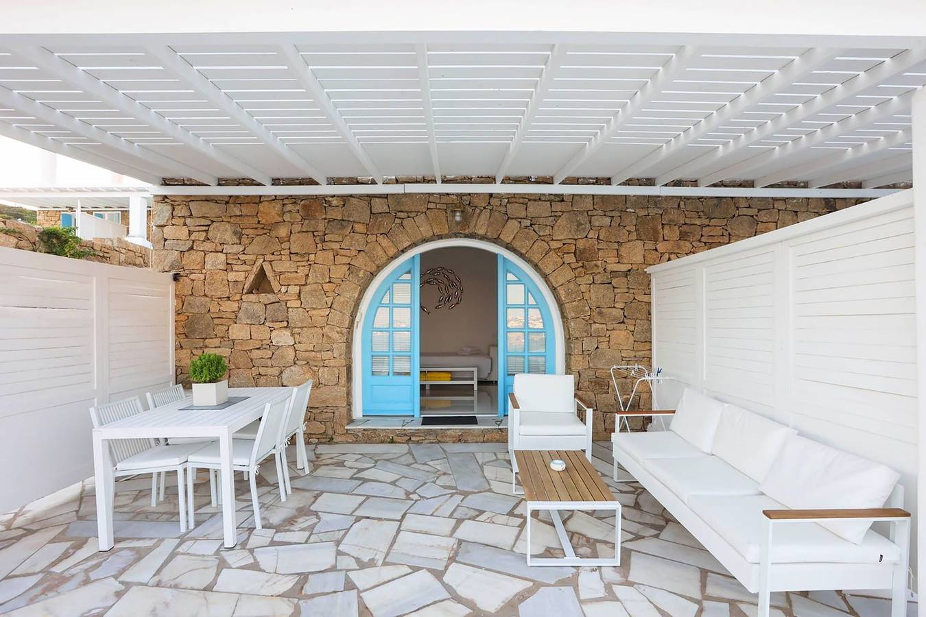 Ferienhaus für 4 Personen mit Garten in Tourlos (Mykonos), Mykonos