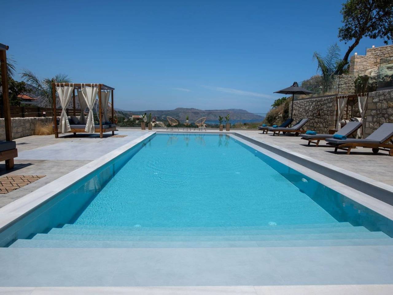 Villa Kournas für 12 Gäste mit Pool in Chania und Umgebung