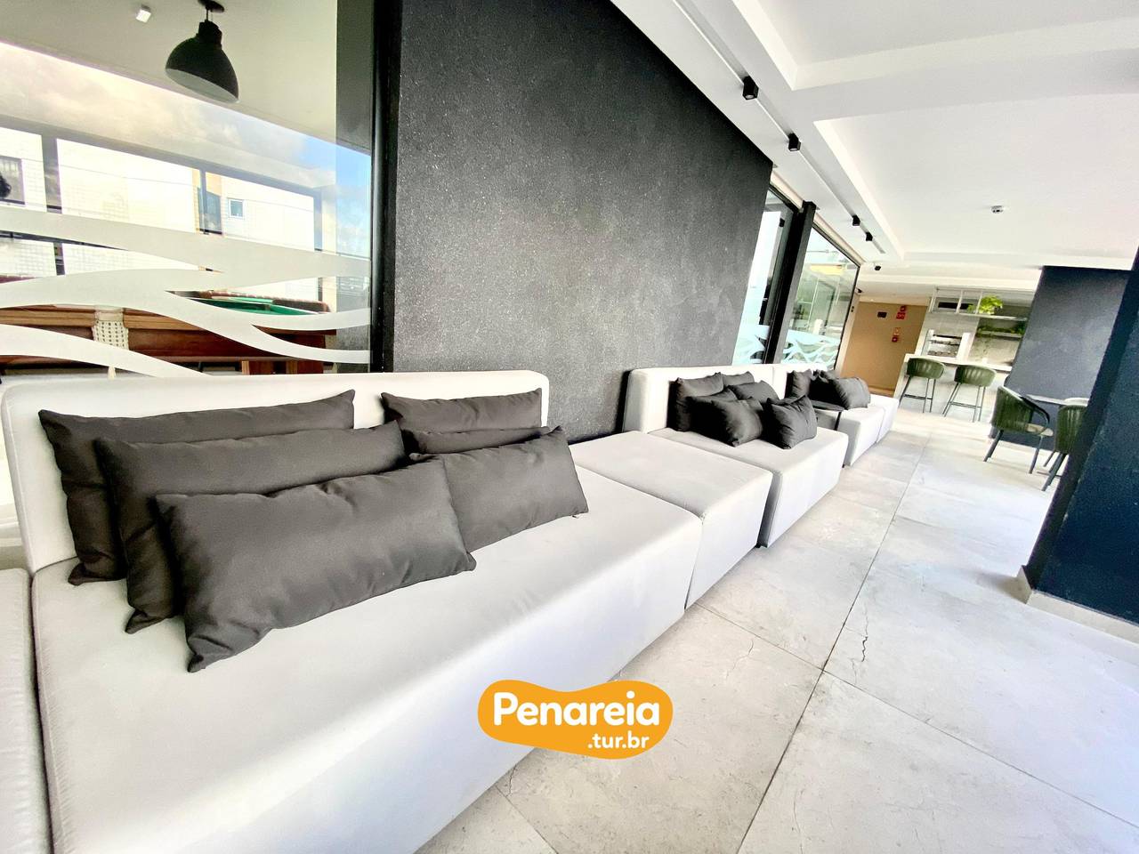 Geheel appartement, Vakantieappartement voor 4 personen met balkon in Cabo Branco, João Pessoa (gemeente)